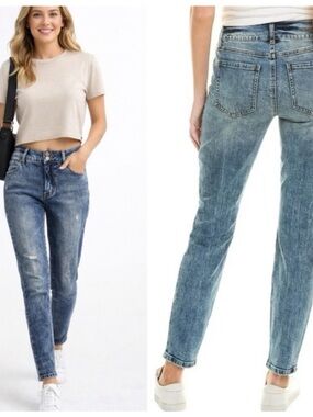 Cabi Adventure Cinch Skinny Jean Distressed